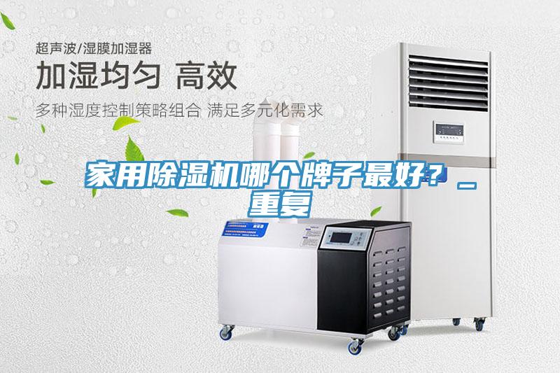 家用除濕機哪個牌子最好？_重復