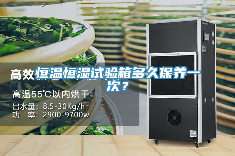 恒溫恒濕試驗箱多久保養(yǎng)一次？