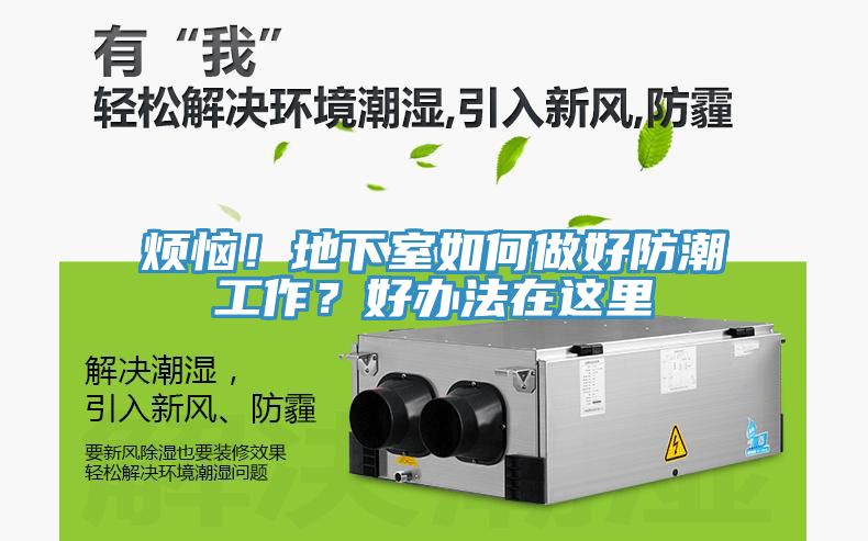 煩惱！地下室如何做好防潮工作？好辦法在這里