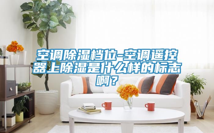 空調(diào)除濕檔位-空調(diào)遙控器上除濕是什么樣的標志??？