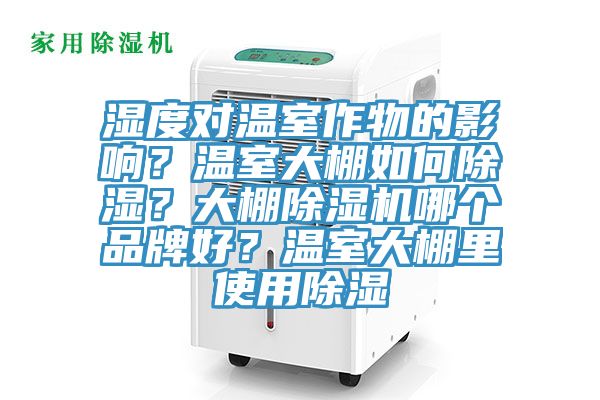 濕度對溫室作物的影響？溫室大棚如何除濕？大棚除濕機哪個品牌好？溫室大棚里使用除濕