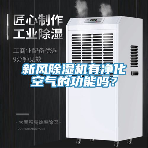 新風(fēng)除濕機(jī)有凈化空氣的功能嗎？