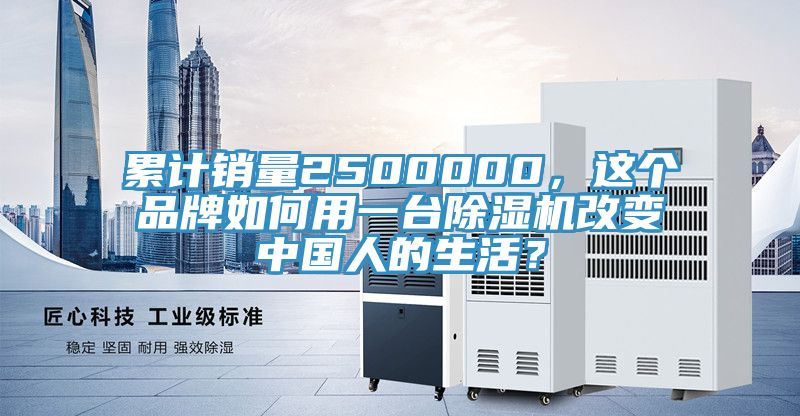 累計(jì)銷量2500000，這個(gè)品牌如何用一臺(tái)除濕機(jī)改變中國人的生活？
