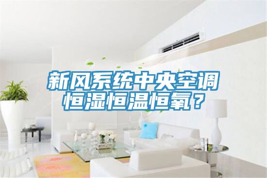 新風系統(tǒng)中央空調恒濕恒溫恒氧？
