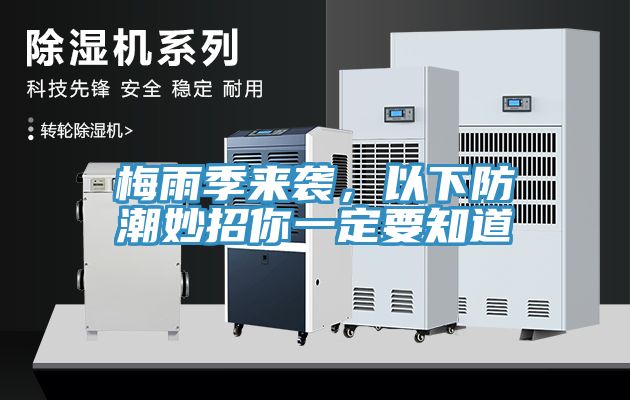 梅雨季來襲，以下防潮妙招你一定要知道