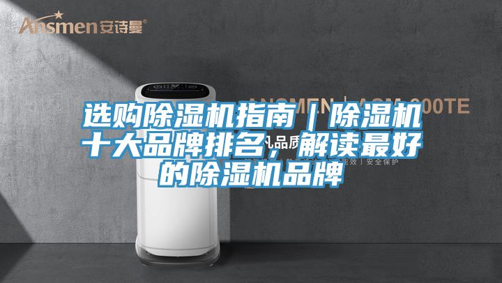 選購除濕機(jī)指南｜除濕機(jī)十大品牌排名，解讀最好的除濕機(jī)品牌
