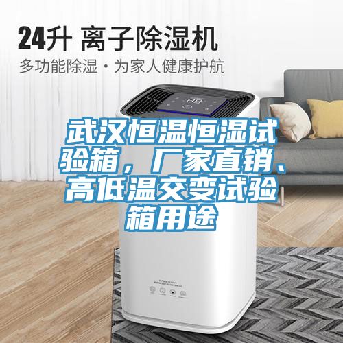 武漢恒溫恒濕試驗箱，廠家直銷、高低溫交變試驗箱用途