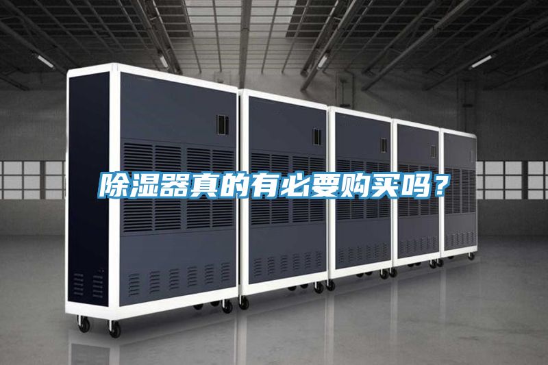 除濕器真的有必要購買嗎？