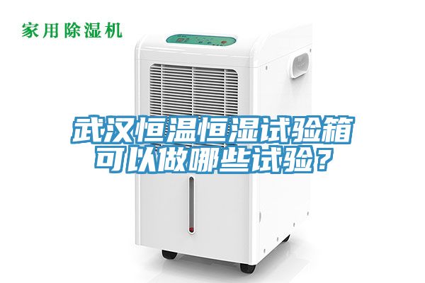 武漢恒溫恒濕試驗箱可以做哪些試驗？