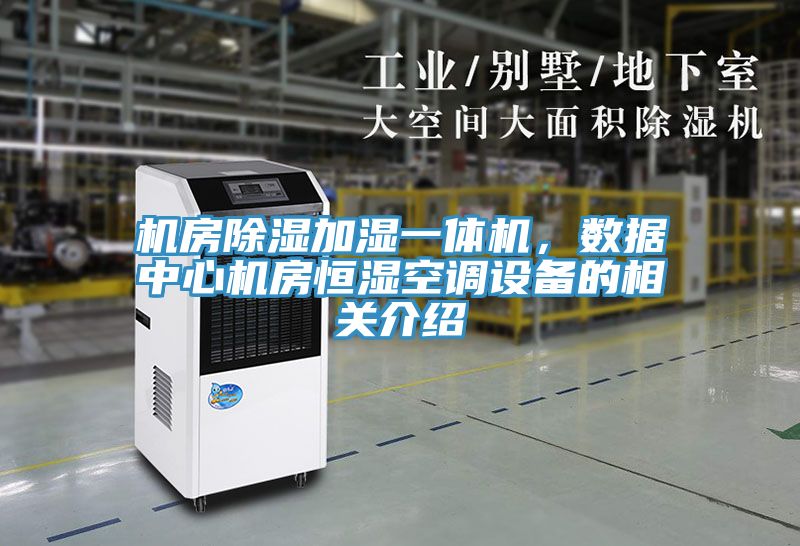 機房除濕加濕一體機，數(shù)據(jù)中心機房恒濕空調(diào)設備的相關介紹
