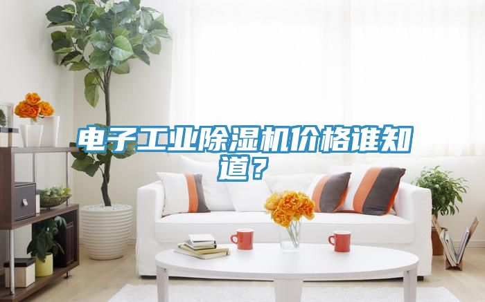 電子工業(yè)除濕機(jī)價(jià)格誰知道？