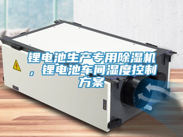 鋰電池生產(chǎn)專用除濕機(jī)，鋰電池車間濕度控制方案