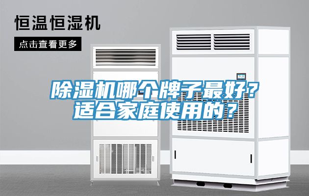 除濕機(jī)哪個(gè)牌子最好？適合家庭使用的？
