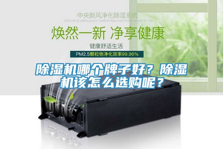 除濕機哪個牌子好？除濕機該怎么選購呢？