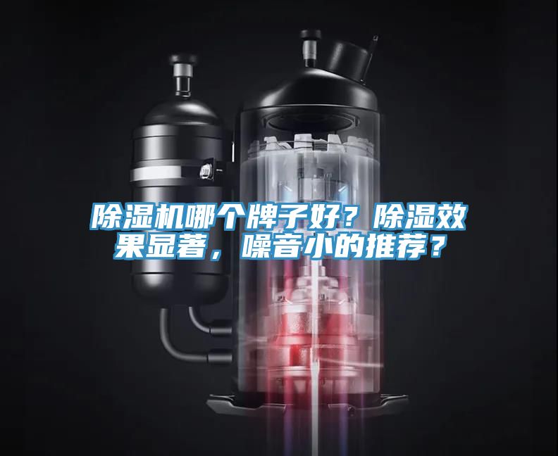 除濕機哪個牌子好？除濕效果顯著，噪音小的推薦？
