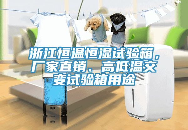 浙江恒溫恒濕試驗箱，廠家直銷、高低溫交變試驗箱用途