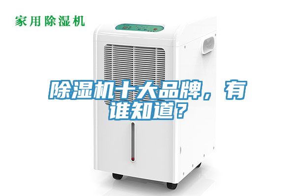 除濕機(jī)十大品牌，有誰知道？