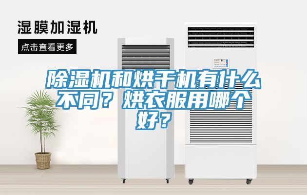 除濕機和烘干機有什么不同？烘衣服用哪個好？