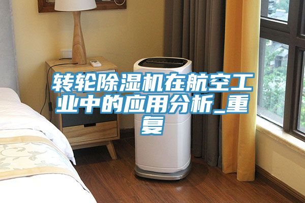 轉輪除濕機在航空工業(yè)中的應用分析_重復