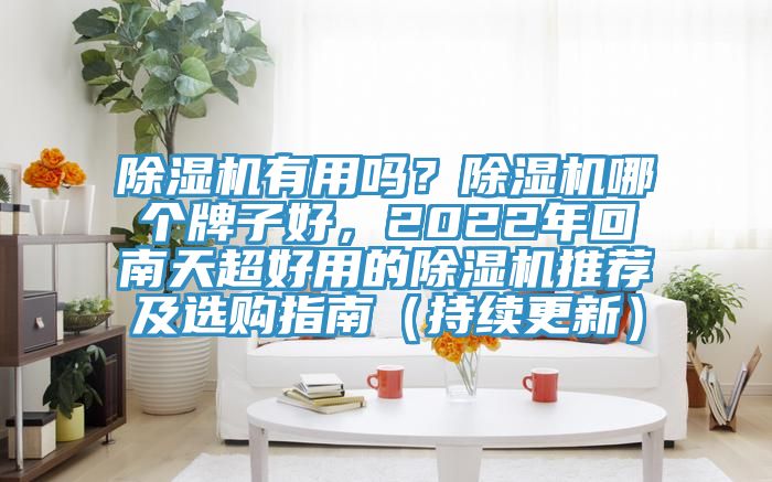 除濕機(jī)有用嗎？除濕機(jī)哪個(gè)牌子好，2022年回南天超好用的除濕機(jī)推薦及選購指南（持續(xù)更新）