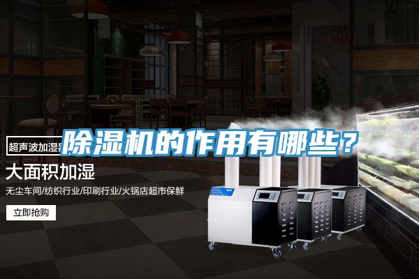 除濕機的作用有哪些？