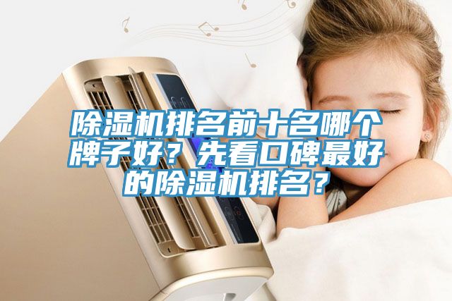 除濕機(jī)排名前十名哪個(gè)牌子好？先看口碑最好的除濕機(jī)排名？