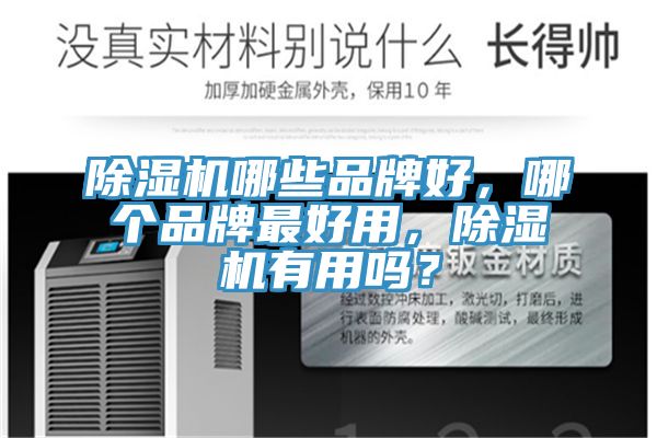 除濕機哪些品牌好，哪個品牌最好用，除濕機有用嗎？
